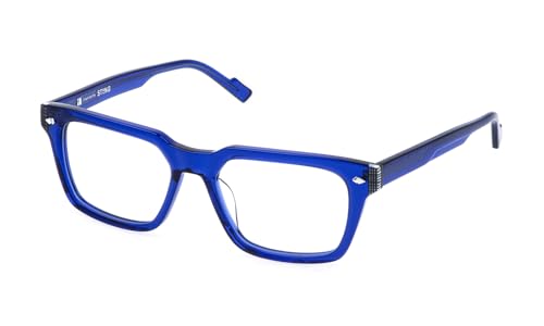 Sting Vst547 Occhiali, Blu Trasparente, 54 Uomo