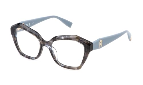 Furla Vfu822 Occhiali, Shiny Grey Havana, 70 Donna