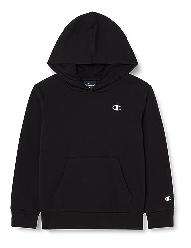 Champion Legacy Legacy Basics B - Ultralight Powerblend Fleece Felpa Con Cappuccio, Nero, 13-14 Anni Bambino Fw23