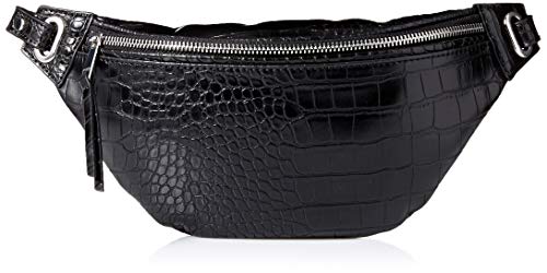 The Drop Preston Borsa Marsupio, Grigio - Donna, Waist Pack, Sling, Minimalista, Nero, Taglia Unica