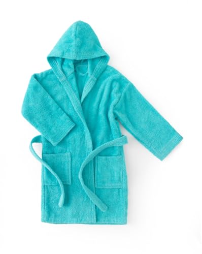 Top Towel - Confort - Accappatoio Bambina - Accappatoio Bambino - 100% Cotone - Spugna 450 Grammi