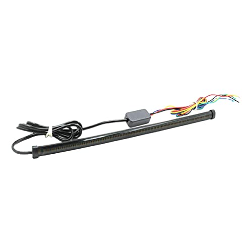Hugeauto Fanale Posteriore Per Motocicletta, Striscia Di Indicatore Di Direzione A Led Impermeabile Per Qualsiasi Moto, Lunghezza 20 Cm