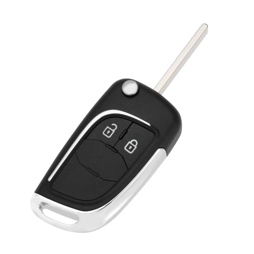 Vgol 1 Pezzo Guscio Chiave Auto Sostituzione Telecomando Pieghevole A 2 Pulsanti Compatibile Con Opel Compatibile Con Zafira Compatibile Con Corsa Com
