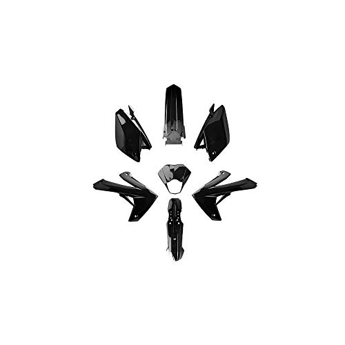 Carrozzeria Motocicletta Tun ' R Kit Adapt. Rieju Mrt / Mrt Pro / 125 Maratona Nero (7 Pezzi)
