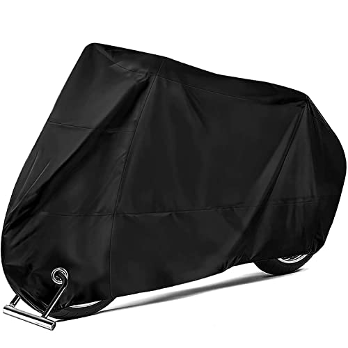 Emsmil Telo Coprimoto Garage Copri Telone Scooter Telo Antifurto Protettivo Xxxl 190T Tessuto Oxford Per Moto Impermeabile Protegge Da Polvere Pioggia