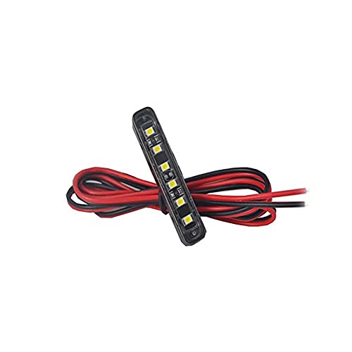 Luce Targa,Jinxiu 12V Impermeabile Luce Targa Bianco 4 Led,Usato Per Luce Targa Moto,Le Targhe Dell'Auto,Luce Targa Per Biciclette,Traile,Illumina Mol
