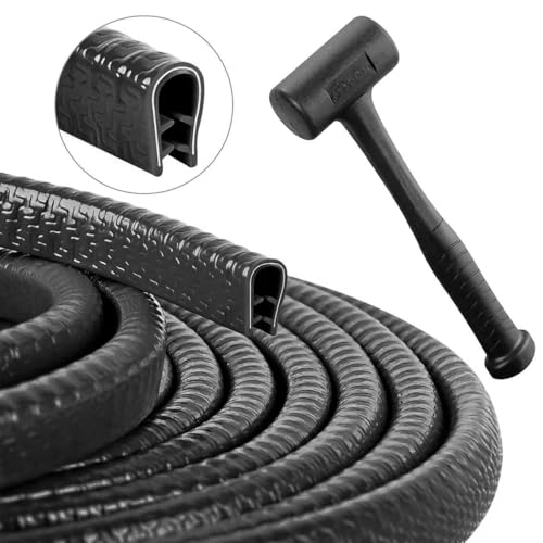 Paracolpi Portiere Auto 5M, Protezione Porta Auto, Guarnizione Bordi In Gomma A Forma Di U, Proteggi Portiera Auto Universale, Salvaporta Antigraffio.
