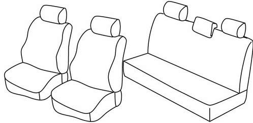 Set Coprisedili Superior - Nocciola - Dacia Sandero (09/0812/12) - Dacia Sandero Stepway (07/0912/12)