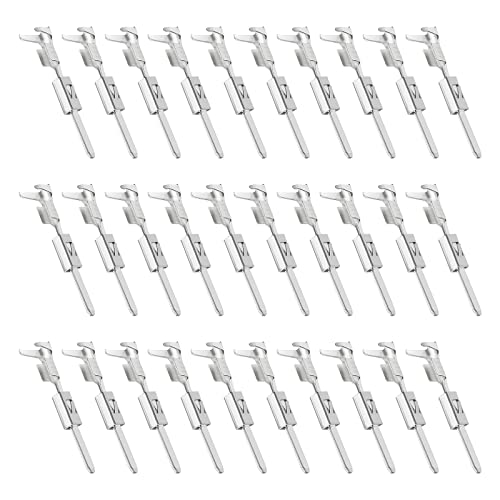 The Lord Of The Tools 30 Pezzi Mini Contatti Iso Micro Timer Crimpature Pin Maschio Connettore Presa Pin Adattatore Cavo Applicabile Sezione Trasversa