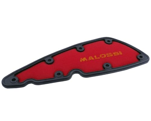 Malossi Inserto Filtro Aria Double Red Sponge, Per Piaggio 350 Beverly Sport Touring I.E./X10 Rosso/Nero