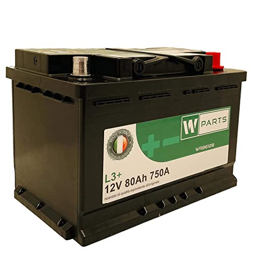 Batteria Auto 80 Ah + 750A | Potenziata | Garanzia Italia |278X175X190| 80Ah