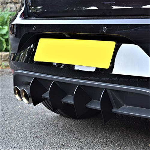 3D Cabin Staffa Compatibile Con Volkswagen Polo Gti Diffusore Posteriore 4 Fin (2015-2017)