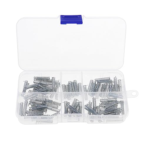 The Lord Of The Tools 100Pcs Auto Telecomando Flip Key Blade Axis Lock Spring Acciaio Inox 20Mm Lunghezza 4Mm Diametro 3Mm Diametro Interno Chiave Lam
