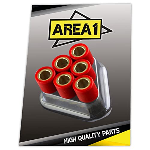 Area1 Rulli Variatore 23X18 Mm Rotoli Per Variatore/Pesi Del Variatore - 18,0 Grammi - Compatibile Con X-Max, Sh Fes Cn Forza, Grand Dink People Dink