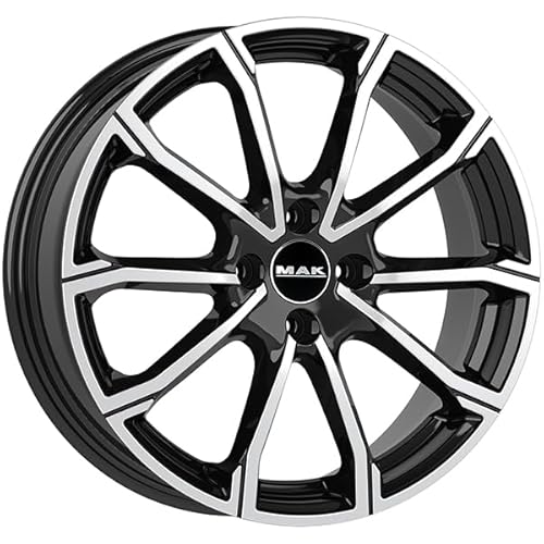 Cerchio In Lega Mak Davinci 6X16 4X100 Et 43 Black Mirror