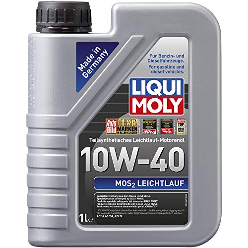 Liqui Moly Mos2 Leichtlauf 10W-40 | 1 L | Parte -Olio Motore Sintetico | 2626