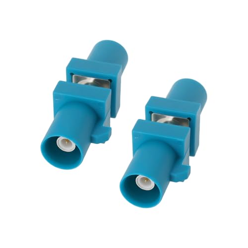 Emagtech 2 Pezzi Fakra Z Adattatore Maschio A Maschio Connettore Per Auto Telematica Sistemi Radio Gps Applicazioni Antenna Blu Acqua