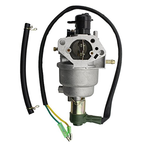 Goofit Carburatore 19 Pz19 Moto Sostituzione Per 4 Tempi Gx270 Gx390 Eb6500X Eb7000I Em5000Sx Em7000Is 13Hp Cinese 182F 188F Generatore Motore Argento
