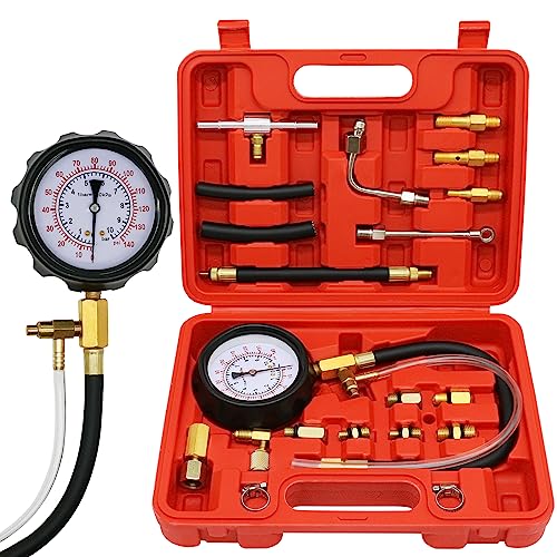 Chgj 0-140Psi Pompa Di Iniezione, Tester Di Pressione Del Carburante, Kit Universale Per Pompa Del Carburante, Tester Di Pressione Per Benzina, Auto,