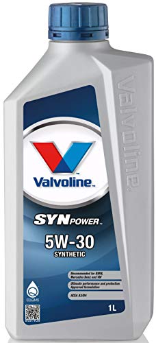 Valvoline Olio Motore Synpower 5W-30 1L Lubrificante Auto Sintetico Di Prima Qualità Approvato Oem, Offre Il Massimo Delle Prestazioni
