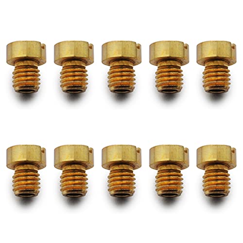 Easyboost Kit 10 Ugelli Getti 5Mm Per Carburatore Dell'Orto Phbg 19-21 E Sha Dimensione 75-78-80-82-85-88-90-92-95-98 Per Scooter Moto 50