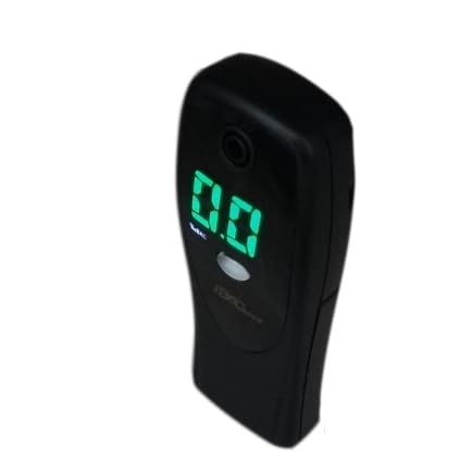 Ibacheck Etilometro Elettronica, Etilometro Portatile, Alcool Test Con Display A Led Digitale, 4 Unità Di Misurazione, Alcool Test Bassa Potenza E 300