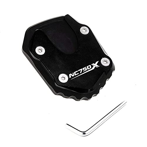 Cavalletto Moto Per Honda Nc750X Nc 750X Nc750X 2021-2022 Moto Nuovo Cavalletto Cavalletto Laterale Cavalletto Estensione Ingranditore Pad (Nero)