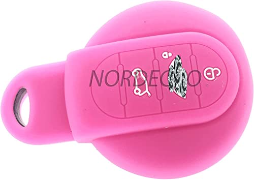 Mini Custodia Protettiva In Silicone Per Portachiavi 2014 2015 2016 F56 Cooper Cooper S Cluban Paceman, Country Jcw Gp, 3 Pulsanti, Senza Chiavi, Colo