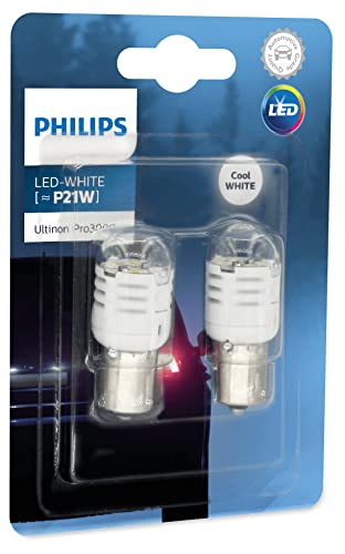 Philips Ultinon Pro3000 Led Lampadina Di Segnalazione Per Auto (P21W White)