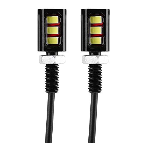 Rear Number Plate Light 12V - 12V 3Led Lampada Universale In Alluminio Con Motociclo Luce Led Universale Bullone Luce Lampada Led Luci Fanale Posterio