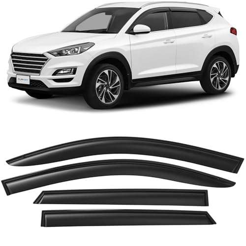 Clim Art Adesivo Deflettori Antiturbo Compatibile Con Hyundai Tucson 2015-2020 Tl - Accessori Auto - Deflettori Finestrini - Deflettore Aria Auto - Pr