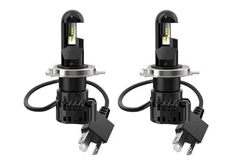 Cormar H4, Coppia Lampade Lampadine Led Hl, Easy Luce Bianca, 6000K