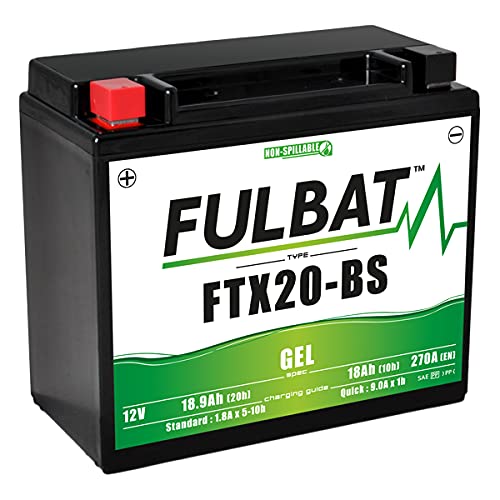 Fulbat - Batteria Fulbat Gel Sla Ftx20-Bs Gel 12V 18Ah 270 Amps 175X87X155 + Sinistra