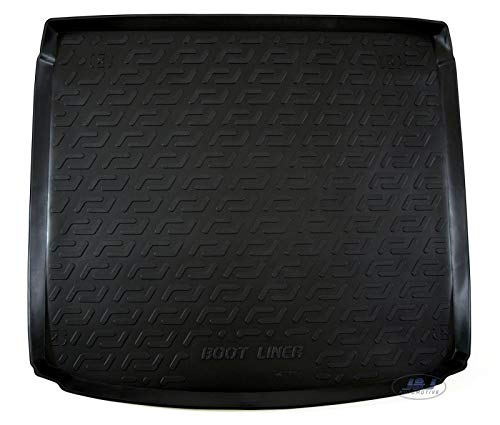 J&J Automotive | Vasca Baule Per Bagagliaio In Tpe Gomma Su Misura Per Astra H 5-Porte Sw Wagon 2007-2014, Bordo Alto 4 Cm, Antiscivolo, Inodore