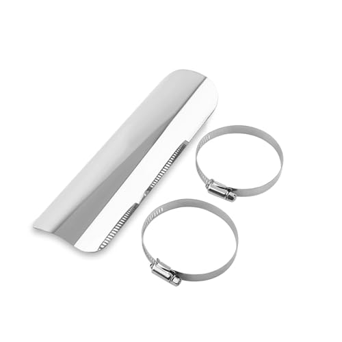Scudo Termico Moto - Scarico Marmitta Tubo Scudo Termico Copri Tallone Silenziatore Copriruota