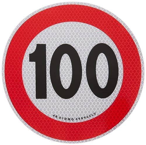 Contrassegno Limite Velocità 100 Km/H Adesivo Omologati Eu