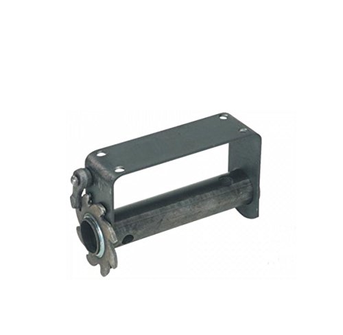 Ama Verricello Destro Per Motocoltivatore Ø42 Mm In Acciaio Stampato A Caldo, Lunghezza Tubo 187 Mm Per Agricoltura, Made In Italy