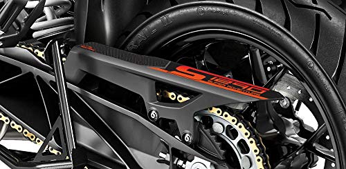 Resin Bike Adesivi Moto Compatibile Con Ktm 1290 Super Adventure S 2017-2018. Protezione Forcellone Posteriore Da Urti E Graffi. Adesivo 3D Resinato -