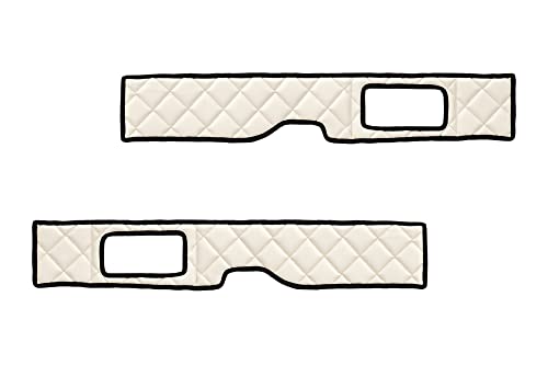 F-Core Copertura Base Del Sedile Camion Compatibile Per Daf Xf 106 01.14-09.21 Champagne