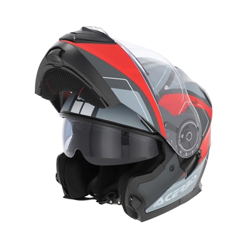 Acerbis Casco Serel 2206 Grigio/Rosso Xl
