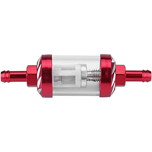 8Mm Filtro Benzina In Metallo,Filtro Carburante Moto Benzina Filtro Olio Filtro Filtri Carburante Universale Per Moto Atv Auto Moto Fuoristrada E Fuor