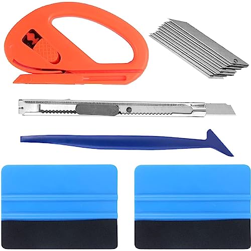 Canopus Professionale Kit Oscuramento Vetri Auto, 15 Pezzi, Con Mini Tergipavimento, Pellicola Revolution Kit, Kit Di Applicazione In Vinile Per L'App