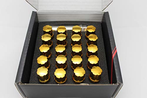 Japan Racing - Set Di Bulloni Per Ruote, M12 X 1,5, 20 Pezzi, Oro