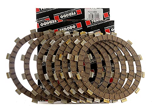 Ferodo Dischi Frizione Conduttori Racing Fcd0557/1 (Dischi Frizione Racing) / Set Of Racing Clutch Plates Fcd0557/1 (Clutch Discs Set Racing)