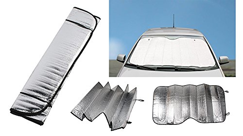 Parasole Colore Argento Anti-Uv Per Parabrezza Dimensione Universale 60X130Cm