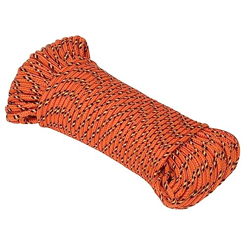 Vidaxl Corda Nautica Arancione 5 Mm 25 M In Polipropilene