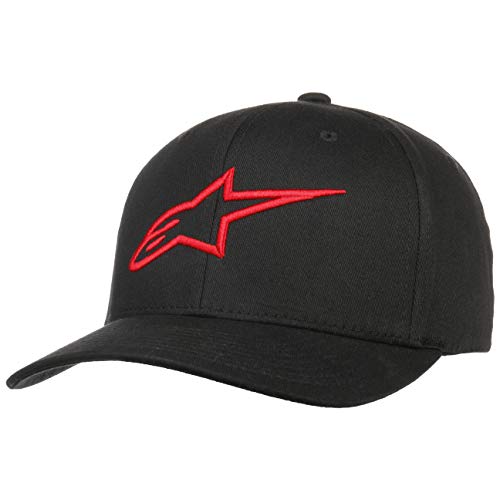 Alpinestars, Ageless Curve, Cappellino Con Visiera, Nero Rosso, 23X, Uomo