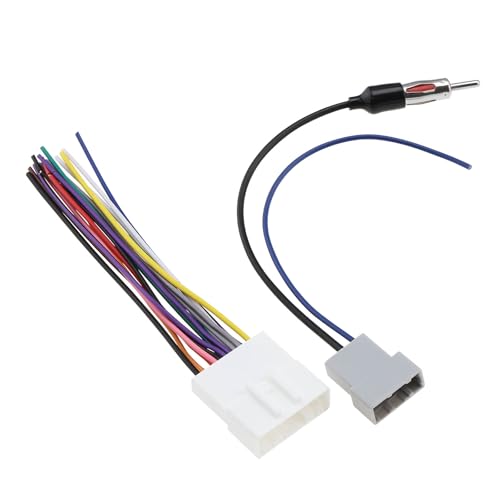 Emsea Connettore Cablaggio Autoradio Con Supporto Adattatore Antenna Compatibile Con Nissan Altima/Frontier/Titan Compatibile Con Subaru Compatibile C