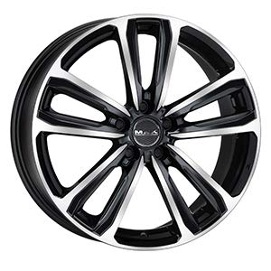 Ruote Cerchi In Lega Auto Mak Cerchione Magma Black Mirror 15" X100 Da 15 Pollici