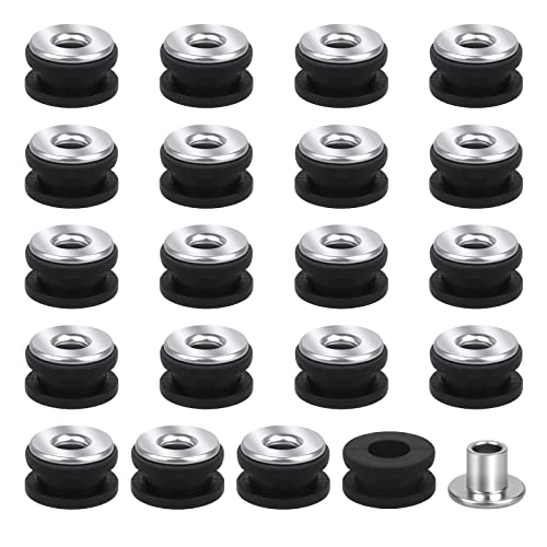 Yuehuabao 20 Pezzi Gommini Per Moto Rondelle In Gomma Per Moto Gommini Del Motociclo Moto Gommini Bolt Accessori Di Ricambio Per Carenature Honda/Yama